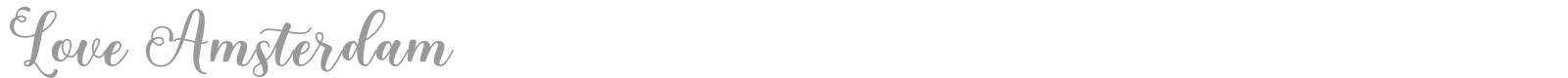 Love Amsterdam font preview